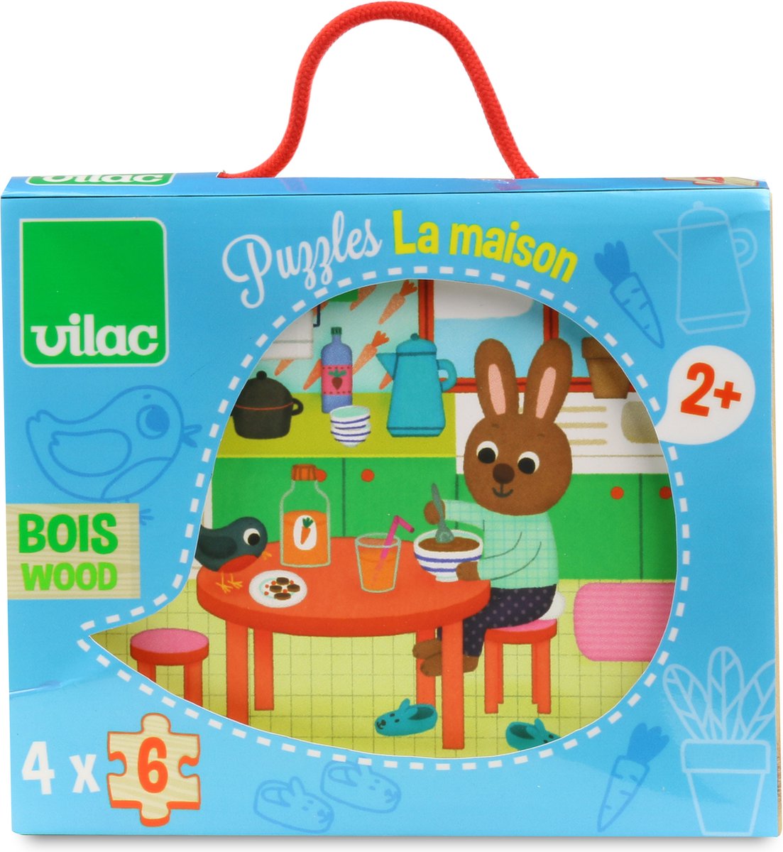 Vilac - puzzle 24 pièce(s) animaux