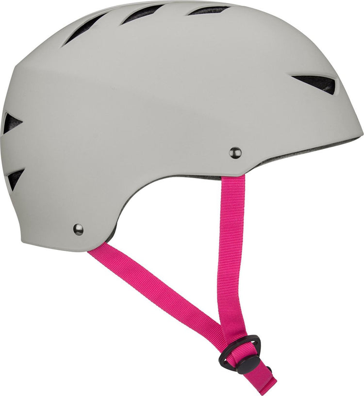 Casque de skate Nijdam - pinky swear - gris fuchsia - l