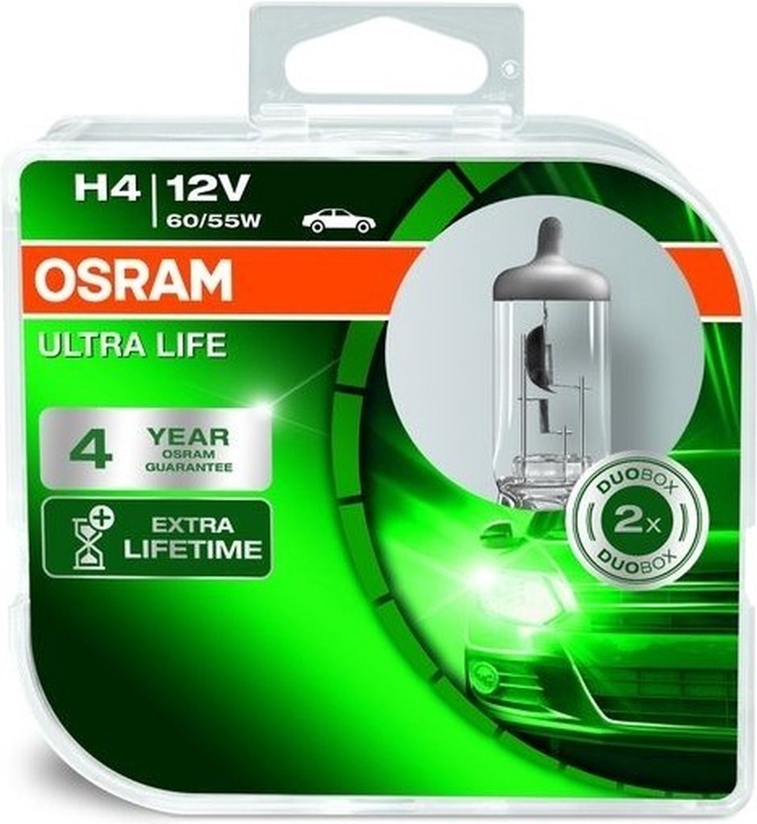 Ampoule automobile Osram ultra life h4 12v 60 55w