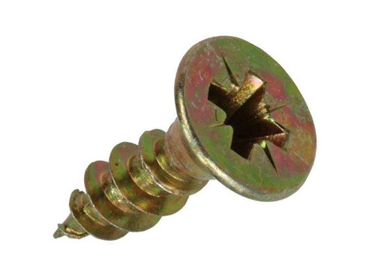Mack 1020099 - vis pour panneaux d'aggloméré avec tête jaune avec 200 pièces 4,5 x 16 mm | 5 pièces
