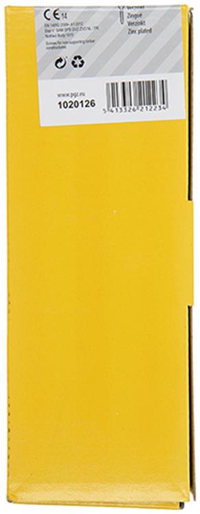 Mack 1020126 - vis pour panneaux d'aggloméré avec tête jaune avec 100 pièces 6,0 x 90 mm | 1 pièce