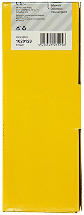 Mack 1020128 - vis pour panneaux d'aggloméré avec tête jaune 100 pcs 6,0 x 120 mm | 2 pièces