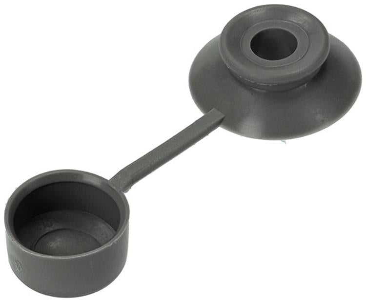 Mack 1020172 - coque de fermeture gris 50 pcs. 7mm | 5 pièces