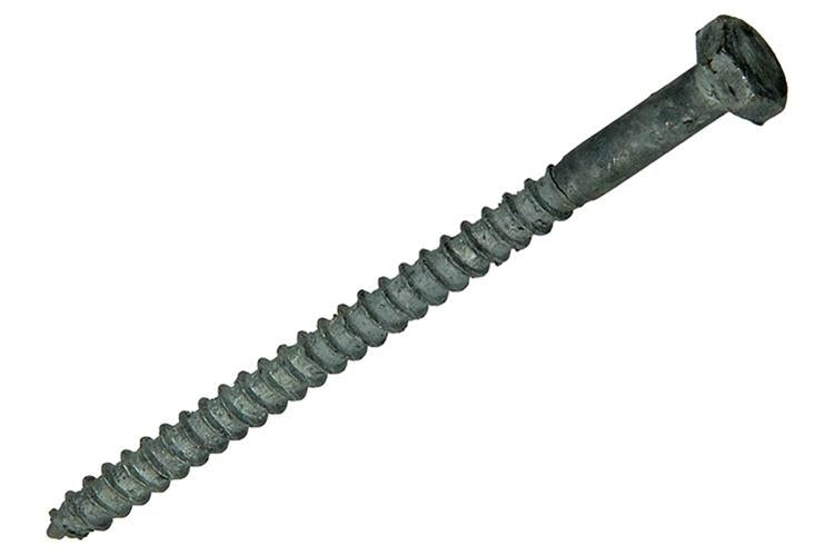 Mack 1020186 - boulon fileté à bois galvanisé à chaud 50 pièces 7 x 110 mm | 2 pièces