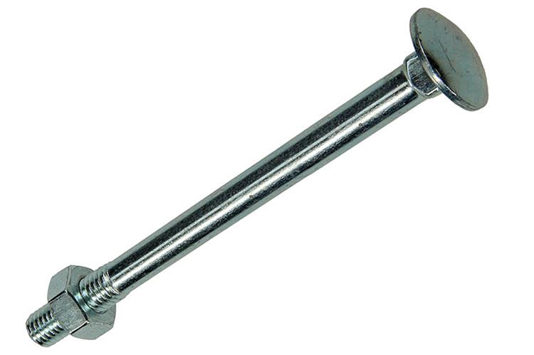 Mack 1020212 - boulon à bois + écrou galvanisé 10 stm10 x 120 mm | 3 pièces