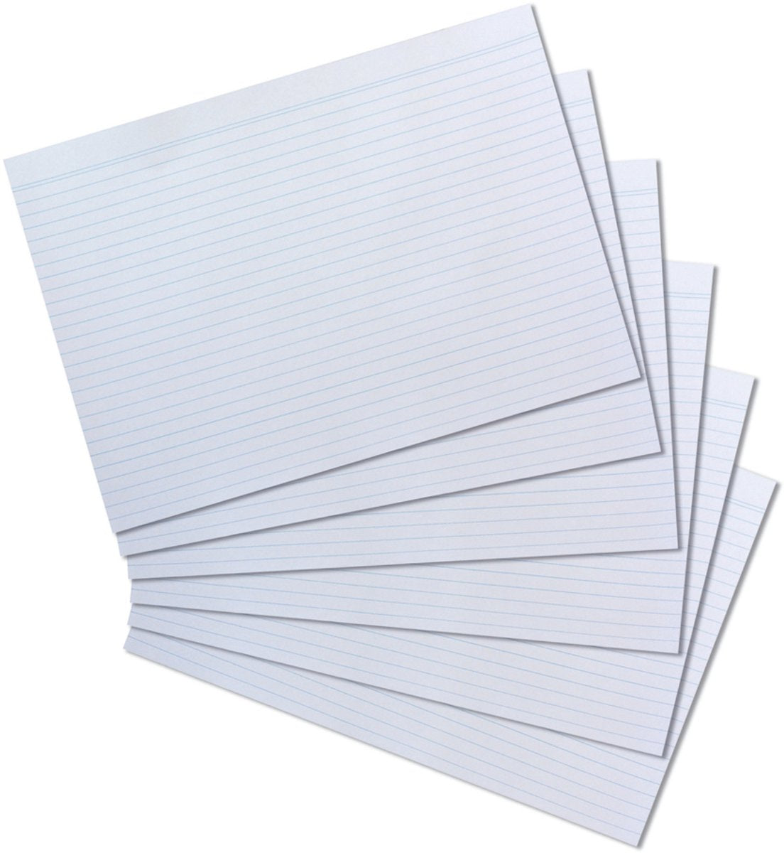 Fiches Herlitz - DIN A4 - lignées - blanches - 100 pcs.