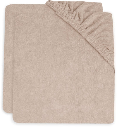 Jollein housse de matelas à langer en tissu éponge 75x85cm rose sauvage (paquet de 2)