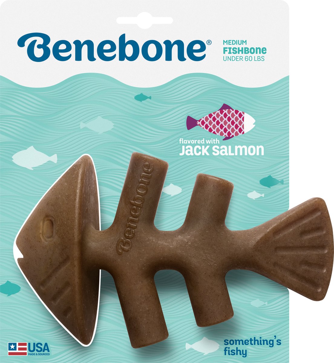 Benebone saumon en arête de poisson grand