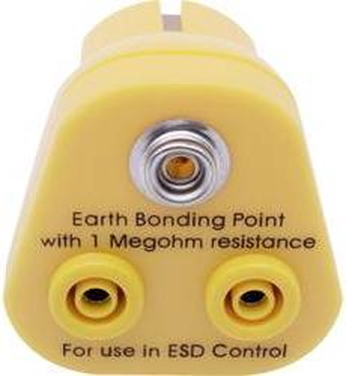 Prise de terre Quadrios ESD, prise banane, bouton poussoir 10 mm