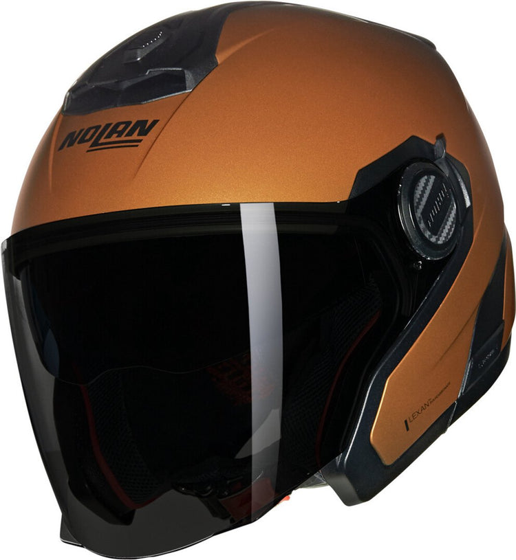 Casque jet Nolan n40-5 06 classico nobile 319 ocre mat - taille m - casque