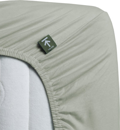 Beddinghouse - jersey - drap-housse surmatelas - 180x220 cm - gris vert