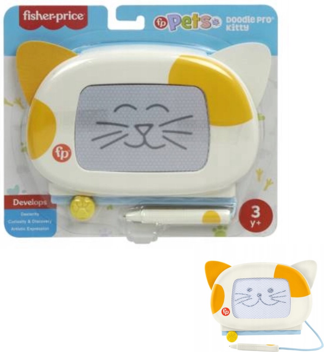 Fisher-price fisher price pets tablica doodle pro kitty - planche à dessin magnétique