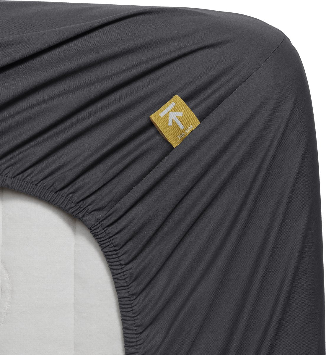 Beddinghouse - coton percale - drap housse - 90x220 cm - anthracite