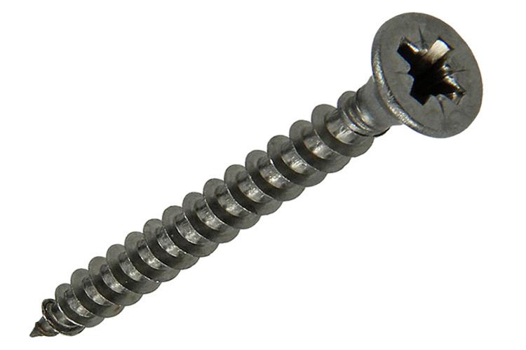 Mack 1020234 - vis pour panneaux d'aggloméré tête VZ acier inoxydable a2 200 pcs 4,0 x 35 mm | 2 pièces