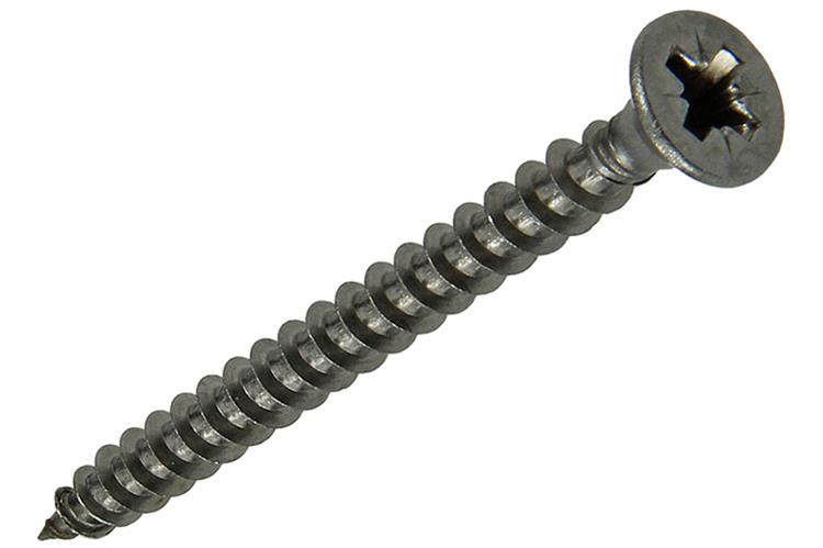 Mack 1020236 - vis pour panneaux d'aggloméré tête VZ acier inoxydable a2 100 pcs 4,0 x 45 mm | 2 pièces