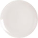 Assiette nova saturne en porcelaine blanche mouchetée