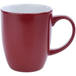Tasse à café nova nordika bern blanc, porcelaine rouge feu