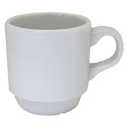 Tasse de porcelaine blanche nova nordika