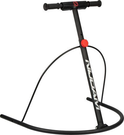 Planeur chevalier Nijdam - aide au patinage - pliable - aluminium - noir rouge