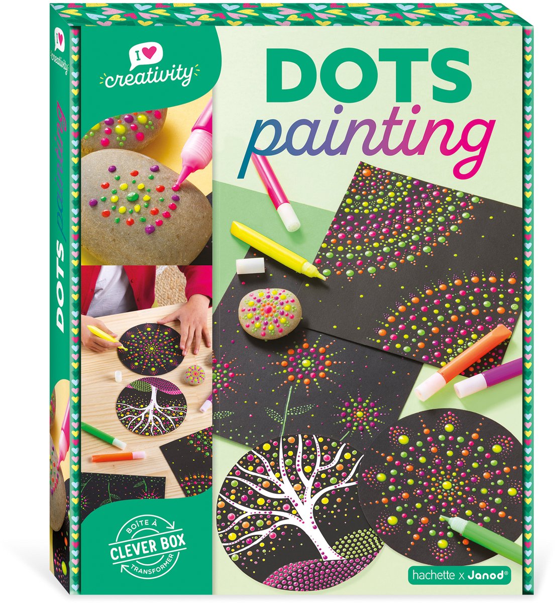 Janod - I love creativity - dot painting