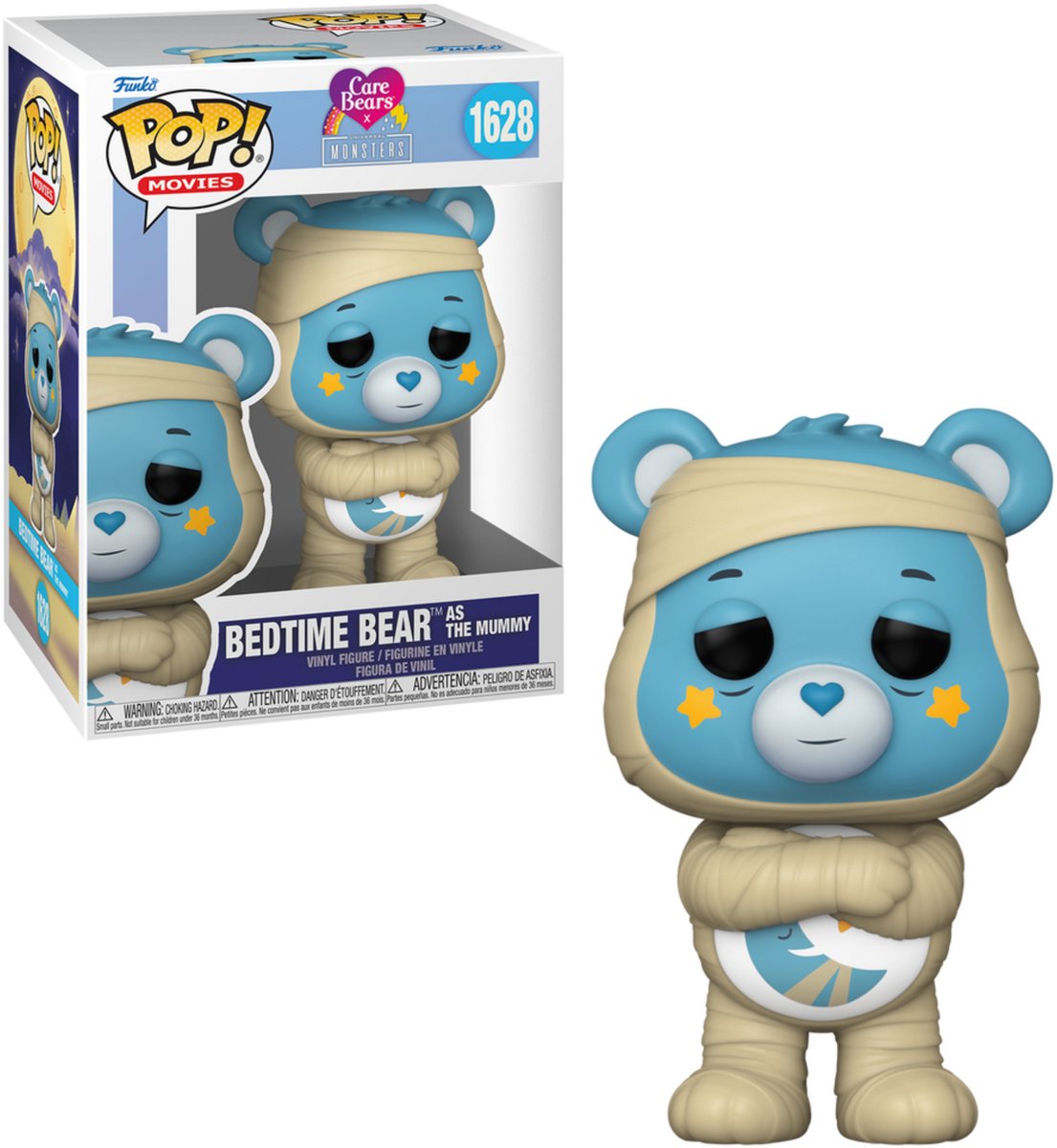 Funko Care Bears Care Bears x Universal Monsters - Ours au coucher en tant que figurine en vinyle momie 1628 pop ! multicolore