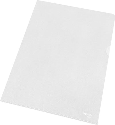 Dossier Esselte pp view - 30% plastique recyclé pré-consommation - a4 - transparent - 100 pochettes