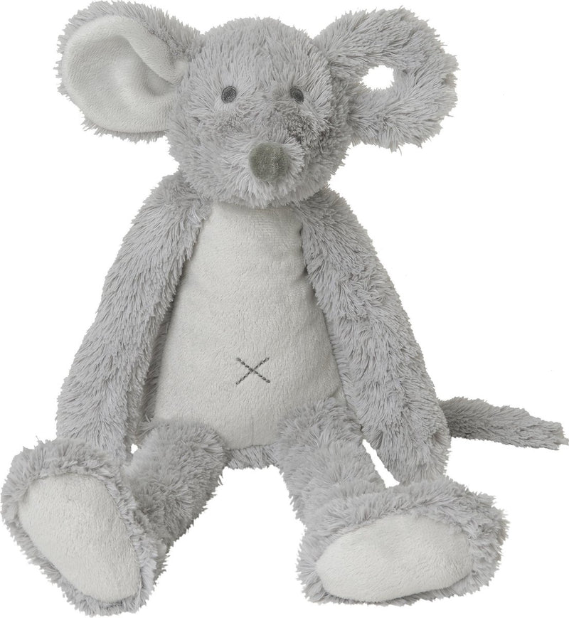 Happy horse souris mindy peluche 40cm - gris - peluche bébé