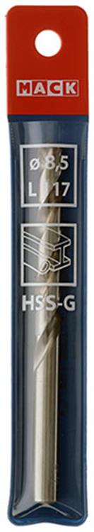 Mack 1018413 - foret à métaux hss g din 338 ø 8,5 x 117 mm | 5 pièces