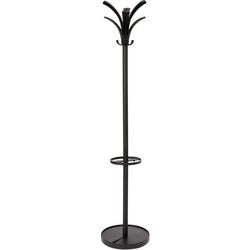 Porte-manteau alba brio acier, abs noir