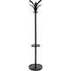Porte-manteau alba brio acier, abs noir