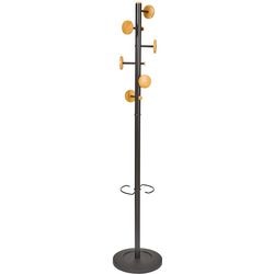 Portemanteau alba music acier, bois noir