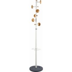 Portemanteau alba music acier, bois blanc