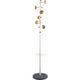 Portemanteau alba music acier, bois blanc