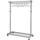 Portant alba lux6 acier, bois argent