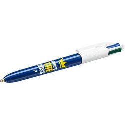 Stylo bille 4 couleurs bic assorties