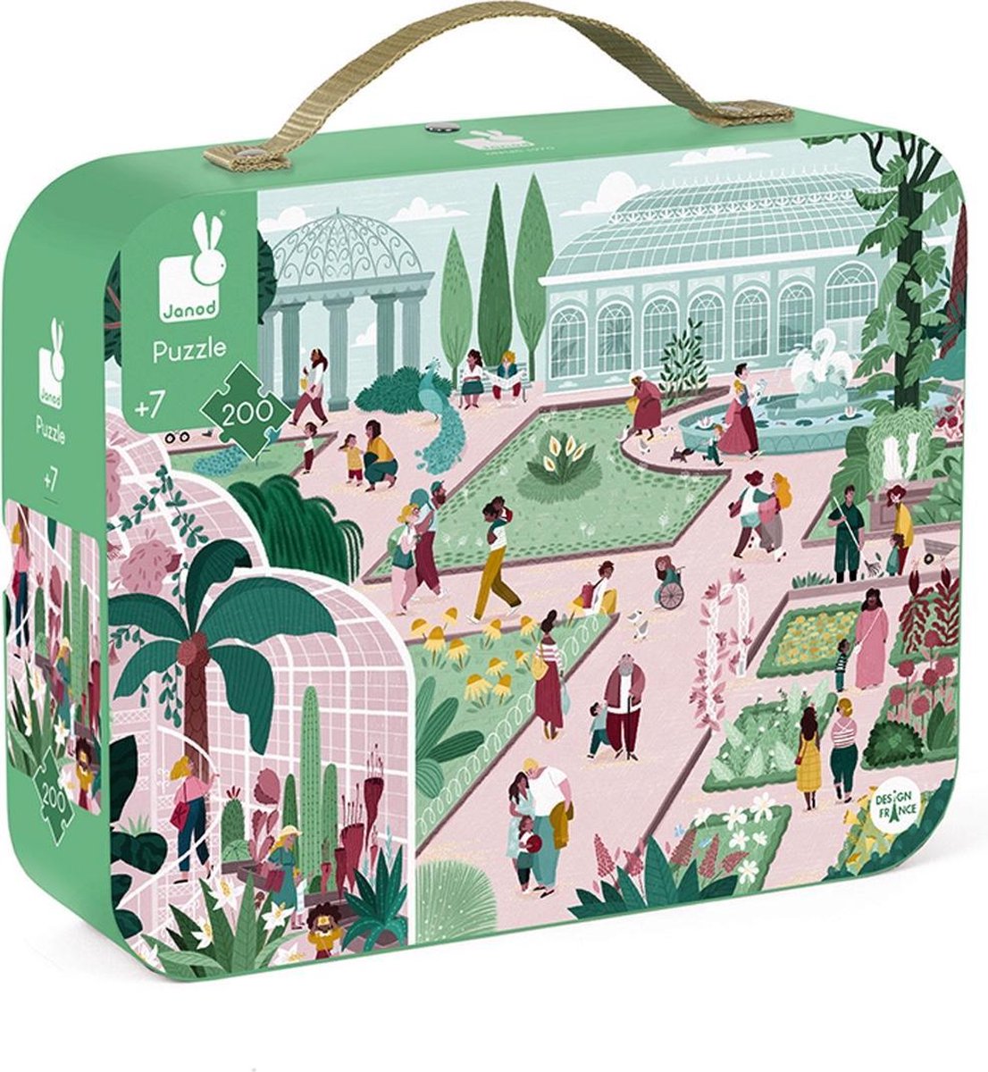 Janod - puzzle en carton - jardin