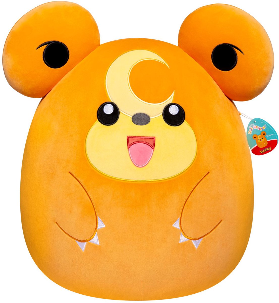 Jazwares squishmallows pokemon câlins en peluche teddisura, 35 cm