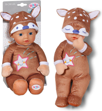 Cerf endormi Baby born - 30 cm - poupée bébé