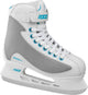 Roces – rsk 2 – patins de hockey sur glace – patins dames – blanc bleu – construction robuste en acier inoxydable – taille eu 37