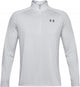 Under Armour maillot de sport homme ua tech 2.0 1 2 zip-gris - gris halo - blanc
