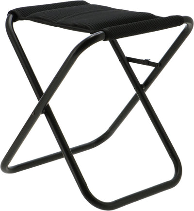 Tabouret de camping Travellife barletta noir - maille 2D ventilée et à séchage rapide - avec protection pliable