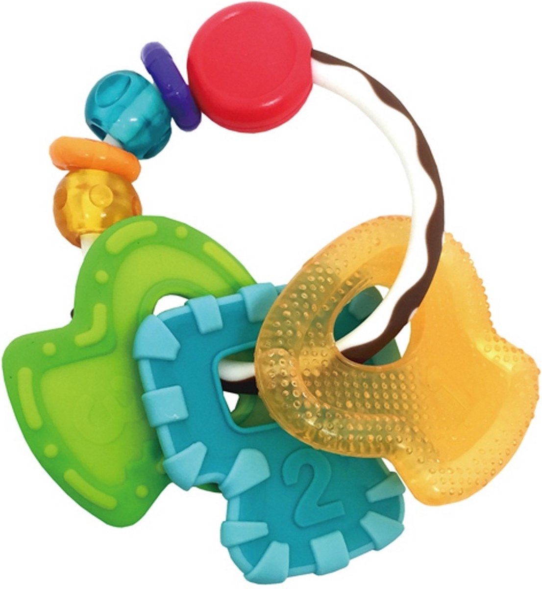 Infantino toboggan mâcher les clés de dentition hochet et anneau de dentition bk-05133
