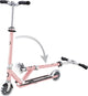 Trottinette enfant Globber - flow - chrome rose - roues lumineuses - pliable - à partir de 5 ans