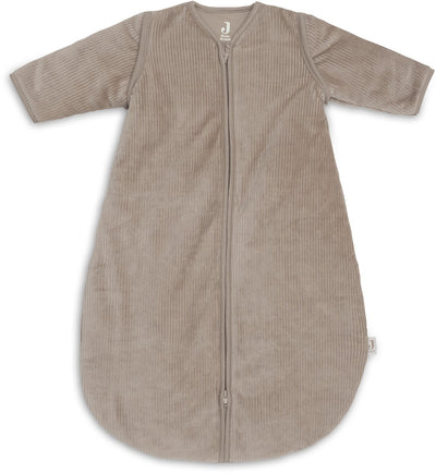 Jollein sac de couchage avec manche zippée environ 90 cm de côtes café au lait