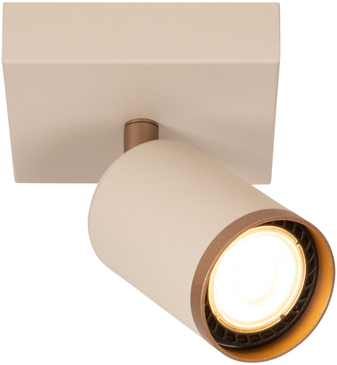 Lucide regina - spot de plafond (plafonnier) - 1xgu10 - taupe | essentiel