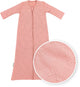 Meyco baby studio collection gigoteuse nœud avec manches zippées - rose - 60 cm - 2,5 tog