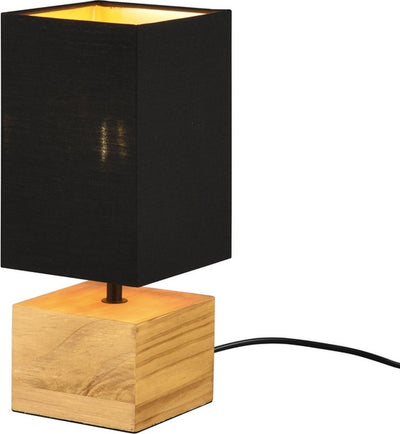 Rl live your light reality woody - lampe de table - noir;marron