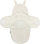 Couverture enveloppante pour bébé lapin Meyco - teddy - naturel