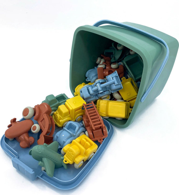 Jouets Viking - re:line - seau avec 30 véhicules