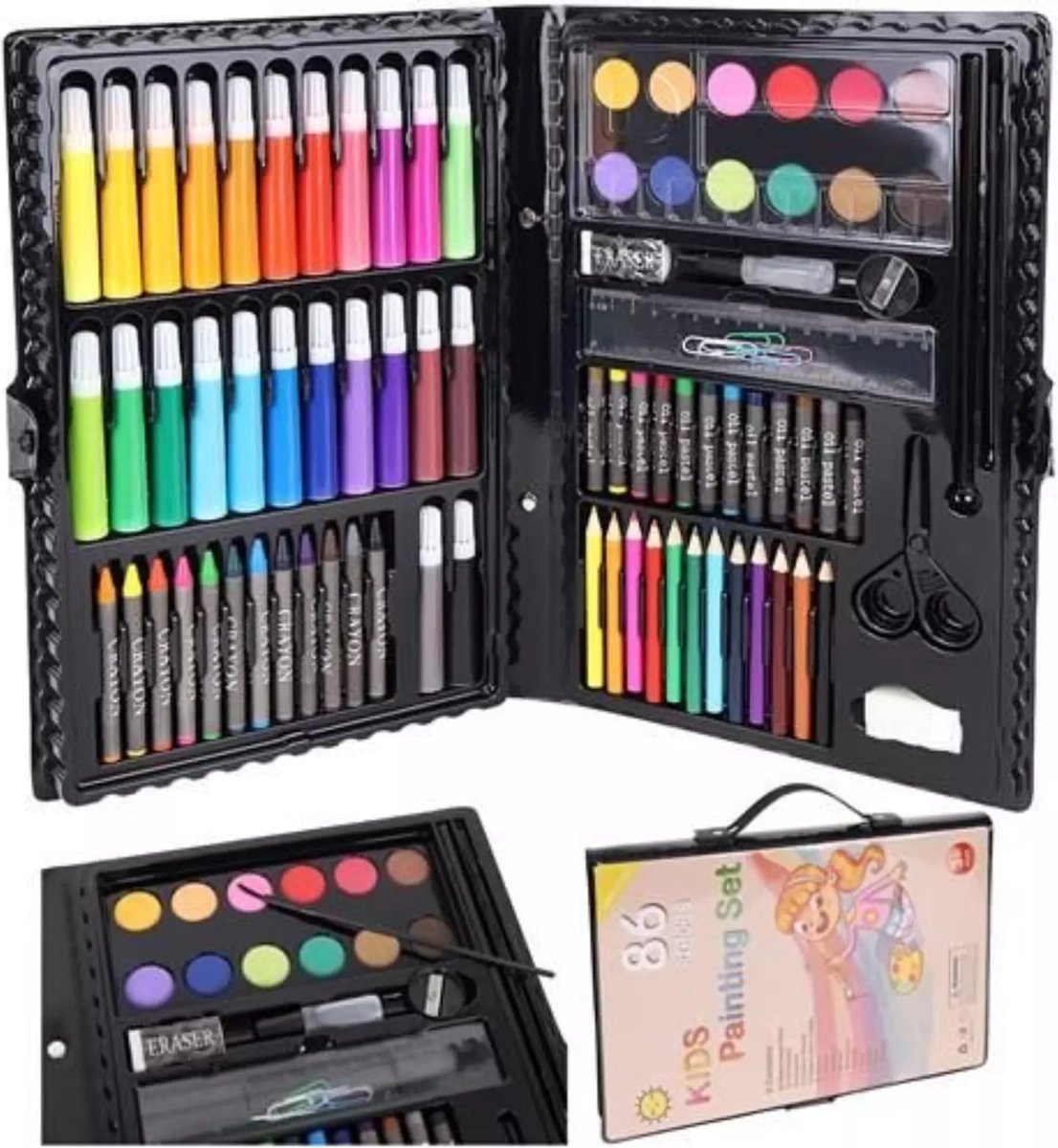 Ensemble de dessins sans marque sans marque - 86 pièces - enfants - dessin - paquet de dessins